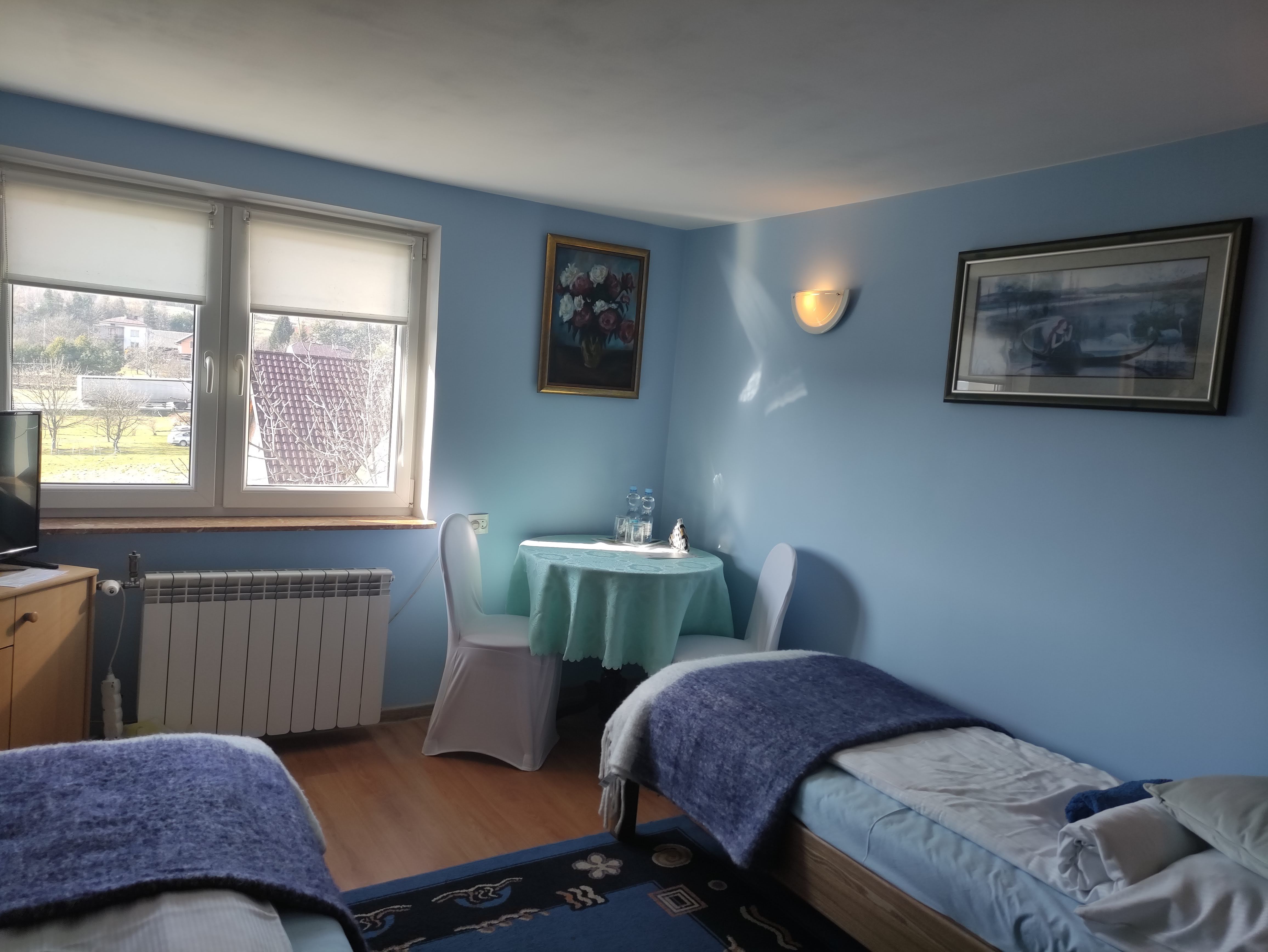 Pokój Nr. 3: (Niebieski) 2-osobowy