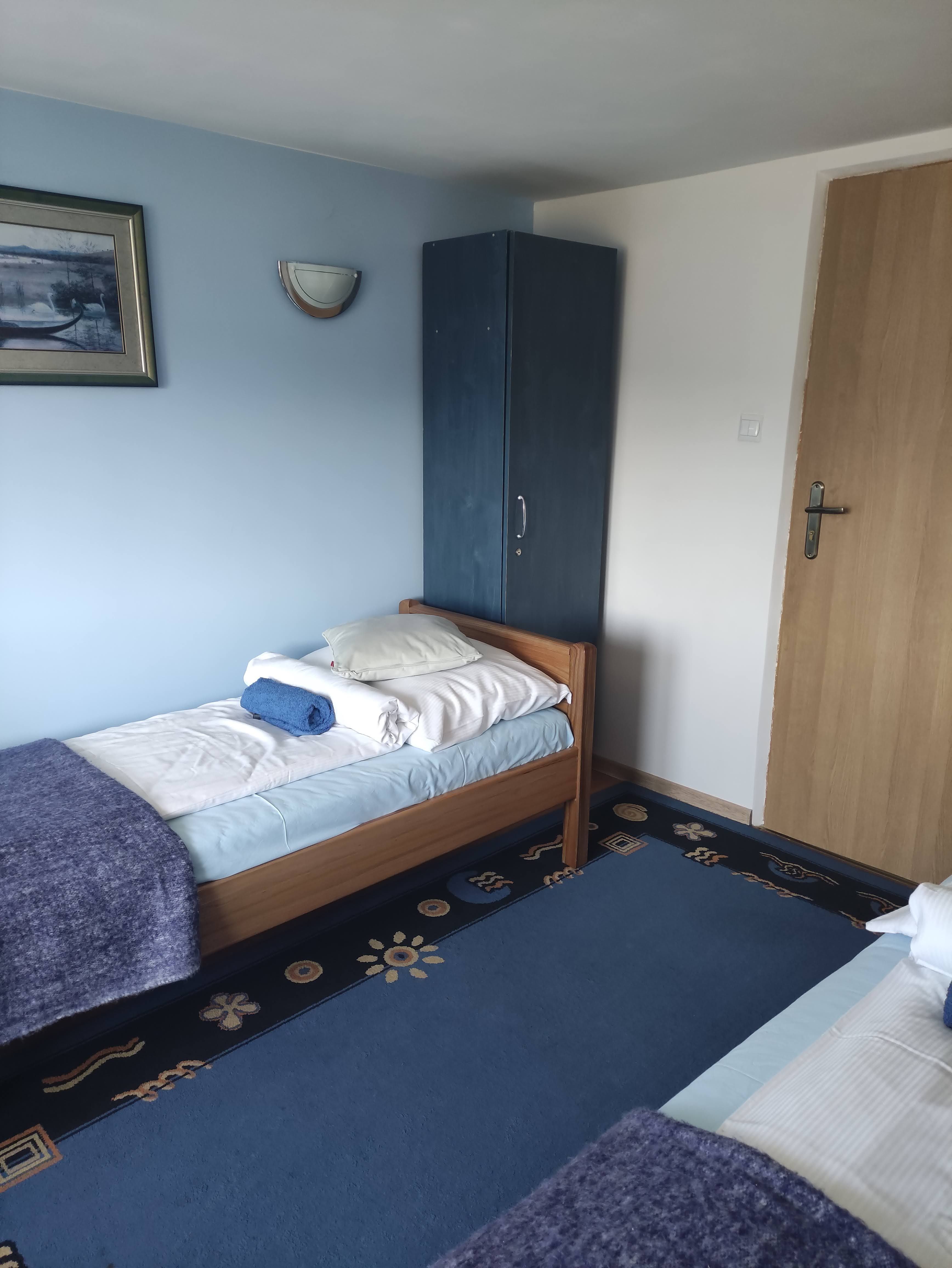 Pokój Nr. 3: (Niebieski) 2-osobowy